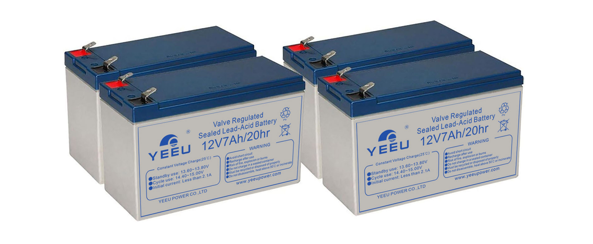 YEEU 12V7Ah Replacement Battery 6FM7